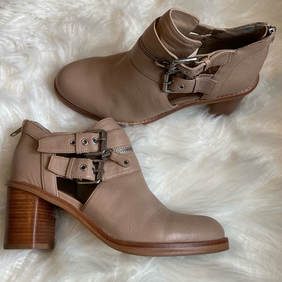 Dolce Vita Shoes - Dolce Vita Buckle Block Heel Booties